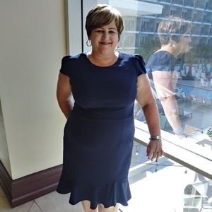 Navy Blue-Betsey Johnson's Dress